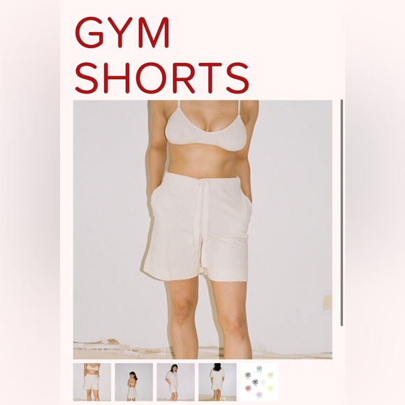 Pansy Co gym shorts - medium - avocado green - Picture 7 of 9